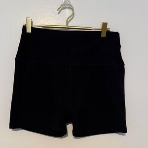 Beyond Yoga High Waist Black Women's Shorts